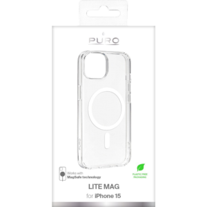 Torbica Puro LITE Mag za iPhone 15 6.1 transparent - Slika 4