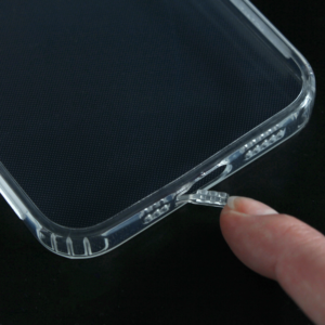Alternative view of Torbica silikonska Ultra Thin with pluggy za iPhone 15 6.1 transparent