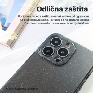 Torbica Sparkle Dust za Honor X8b svetlo plava - Slika 3