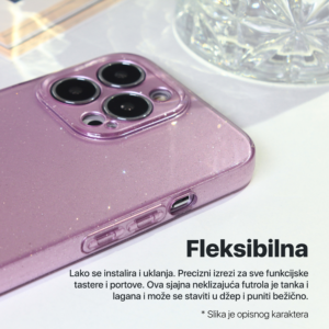 Torbica Sparkle Dust za Honor X8b svetlo plava - Slika 4