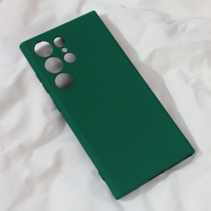 Torbica Teracell Soft Velvet za Samsung S928B Galaxy S24 Ultra tamno zelena