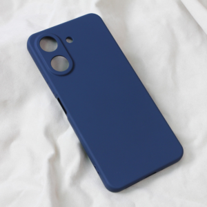 Torbica Teracell Soft Velvet za Xiaomi Redmi 13C tamno plava