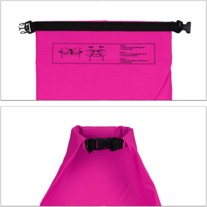 Vodootporna suva torba EL 10L pink - Slika 3