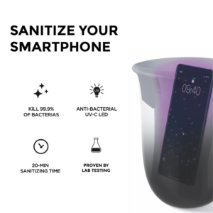 Alternative view of Wireless punjac sa UV zastitom Lexon Oblio LH59N crni