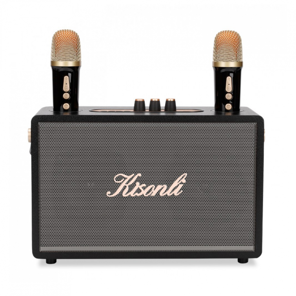 Bluetooth zvucnik Kisonli G107 crno sivi - Slika 3