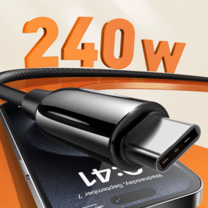 Alternative view of Data kabl LDNIO LC921c -240W Type C na Type C crni 1m