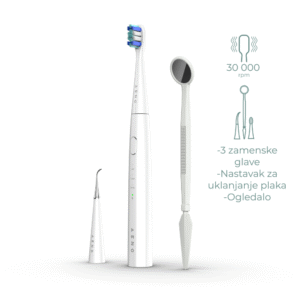 Elektricna cetkica Aeno DB8 bela (3 nastavka)