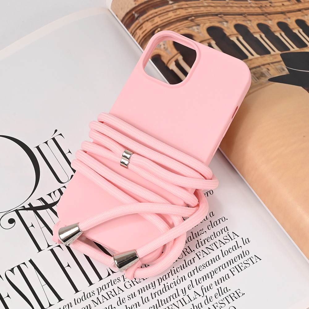 Torbica Crossbody za iPhone 13 6.1 roze