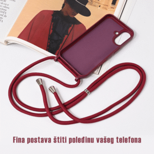 Torbica Crossbody za iPhone 13 Pro 6.1 crna - Slika 3
