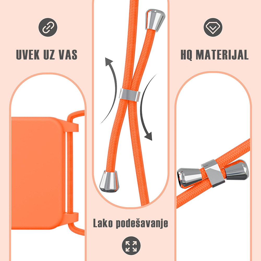 Torbica Crossbody za Samsung S931B Galaxy S25 pink - Slika 2