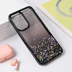 Torbica Frame Glitter za Samsung A566B Galaxy A56 5G crna
