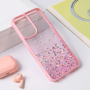 Torbica Frame Glitter za Samsung A566B Galaxy A56 5G roze