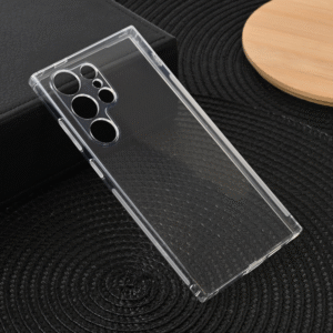 Torbica silikonska Ultra Thin with pluggy za Samsung S928B Galaxy S24 Ultra transparent