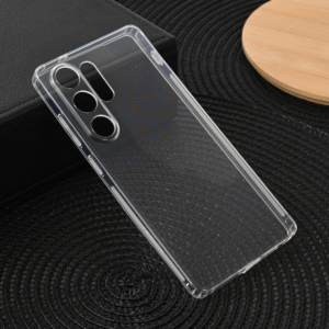 Torbica silikonska Ultra Thin with pluggy za Samsung S938B Galaxy S25 Ultra transparent