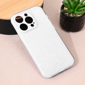 Torbica Sparkle Dust za iPhone 15 Pro 6.1 bela