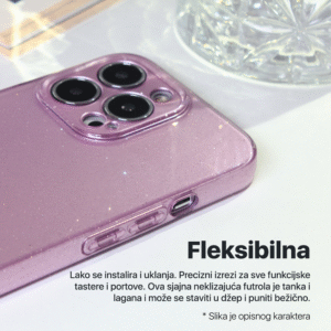 Torbica Sparkle Dust za Samsung A546B Galaxy A54 5G pink - Slika 4
