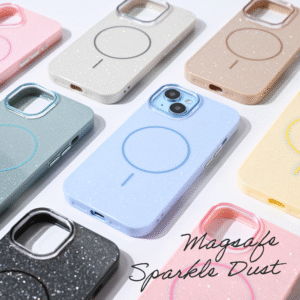 Torbica Magsafe Sparkle Dust za iPhone 13 Pro 6.1 crna